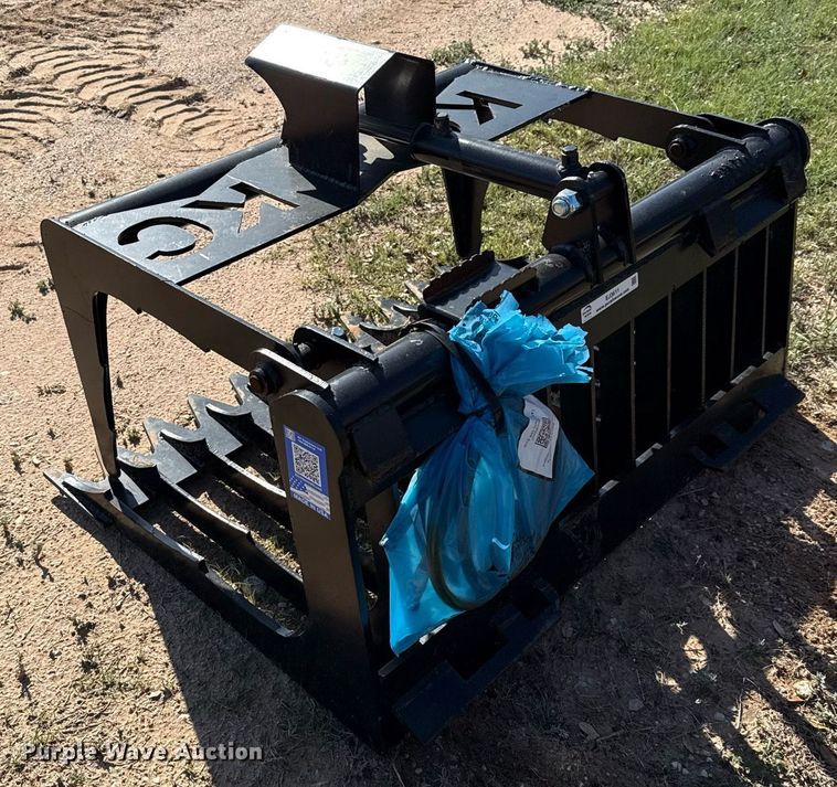 image for item EJ3611 KC skid steer rock grapple bucket