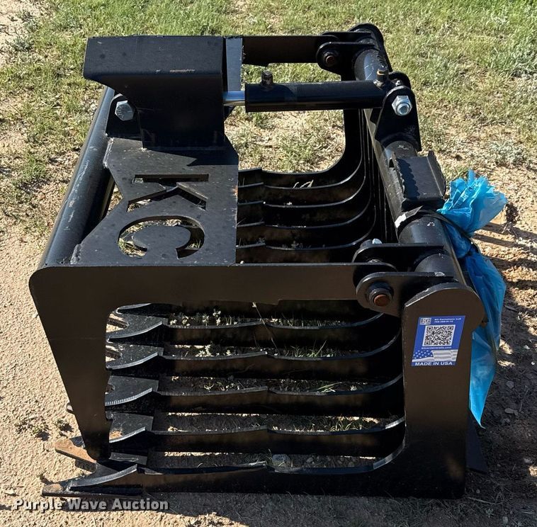 image for item EJ3611 KC skid steer rock grapple bucket