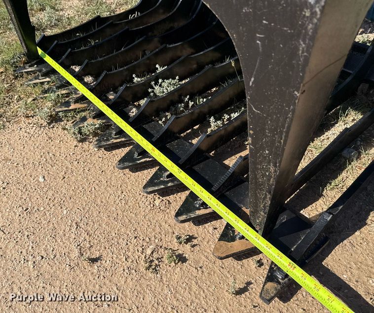 image for item EJ3611 KC skid steer rock grapple bucket