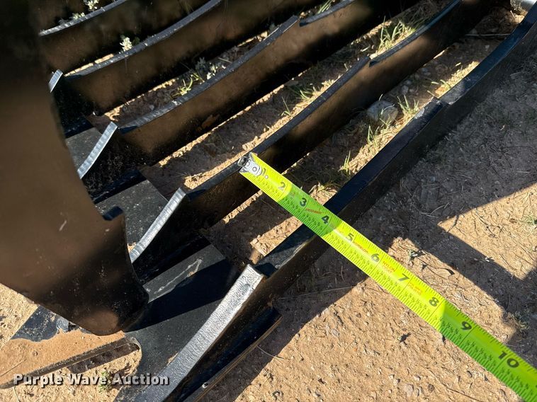 image for item EJ3611 KC skid steer rock grapple bucket