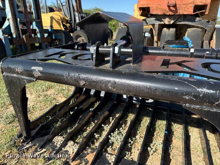 image for item EJ3611 KC skid steer rock grapple bucket