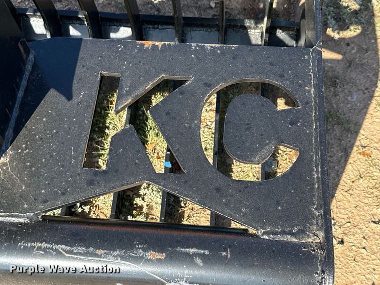 image for item EJ3611 KC skid steer rock grapple bucket