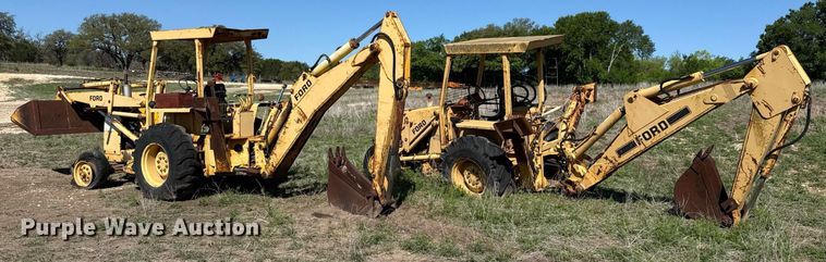 image for item EJ3615 (2) Ford backhoes