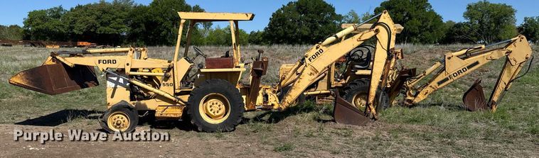 image for item EJ3615 (2) Ford backhoes