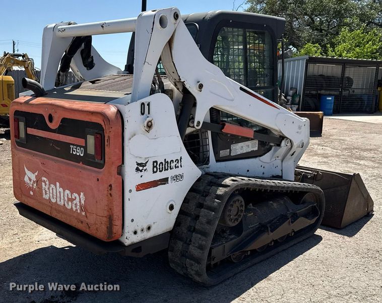 image for item EJ3620 2016 Bobcat T590 tracked skid steer loader