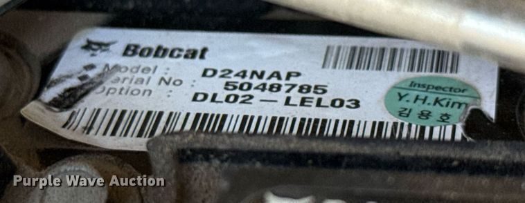 image for item EJ3620 2016 Bobcat T590 tracked skid steer loader