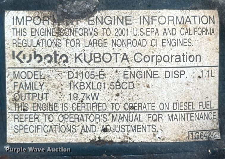 image for item EJ3624 2002 Ditch Witch FX30S vacuum excavator