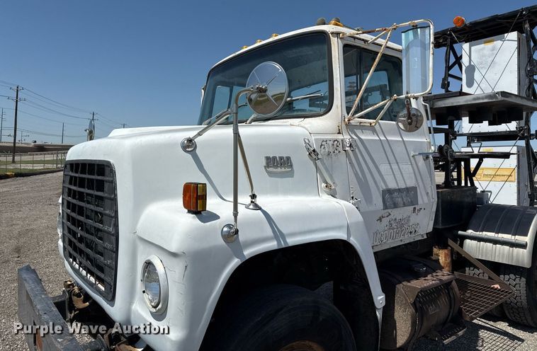 image for item EJ3630 1978 Ford truck cab and chassis with crash attenuator