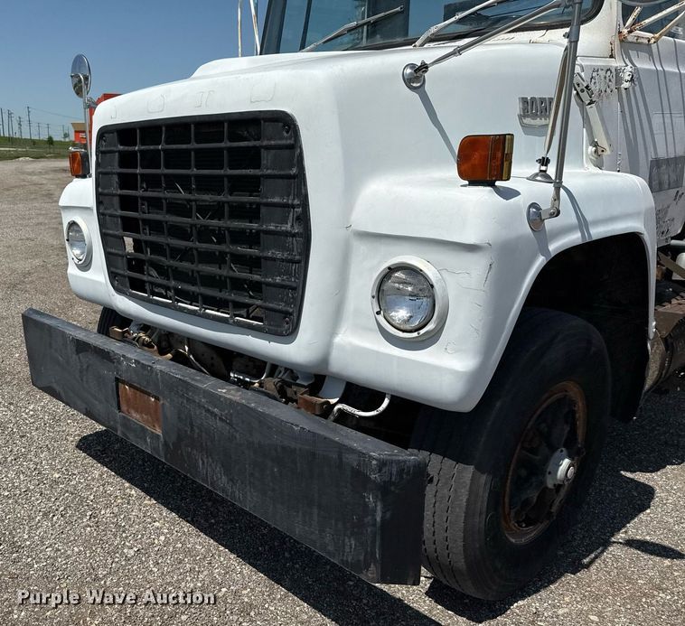 image for item EJ3630 1978 Ford truck cab and chassis with crash attenuator