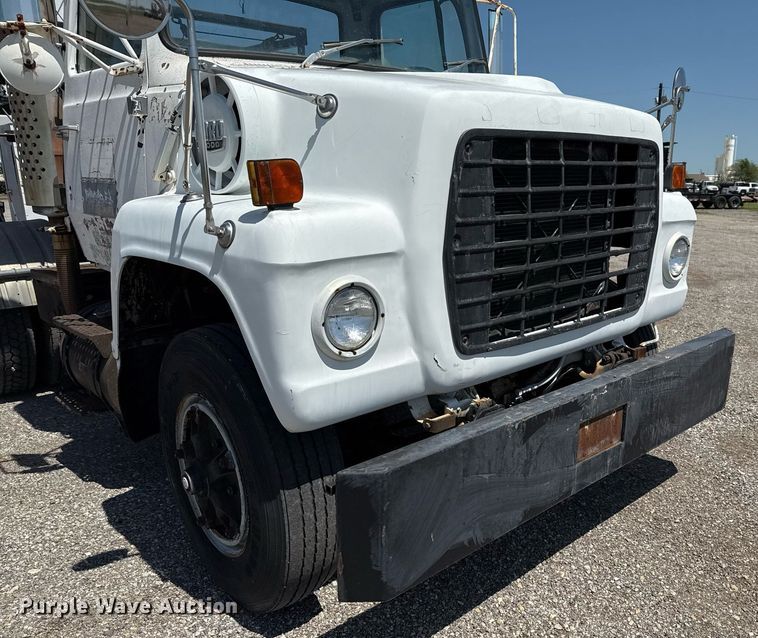 image for item EJ3630 1978 Ford truck cab and chassis with crash attenuator