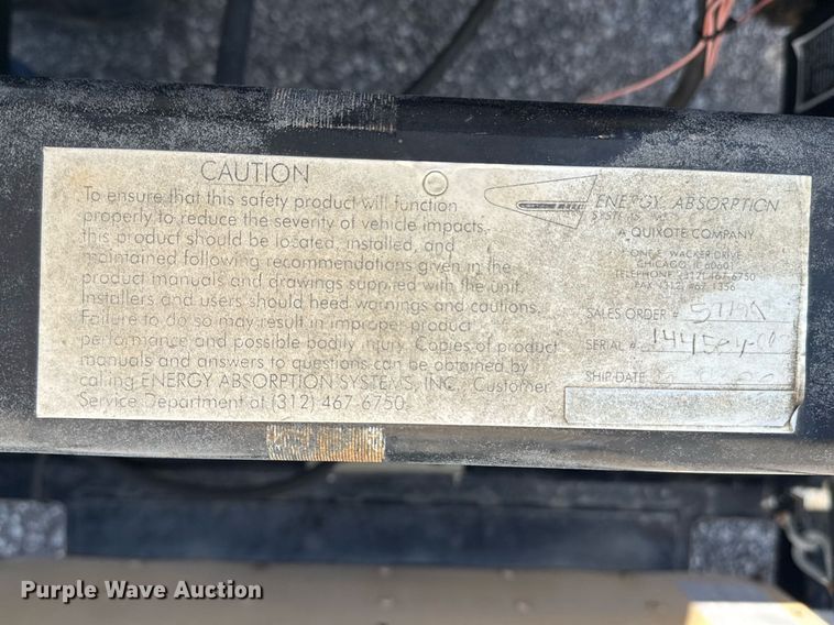 image for item EJ3630 1978 Ford truck cab and chassis with crash attenuator