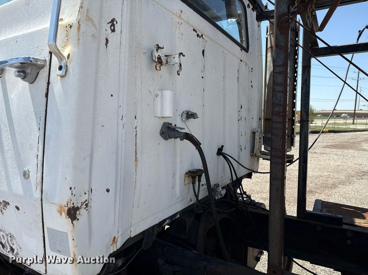 image for item EJ3630 1978 Ford truck cab and chassis with crash attenuator