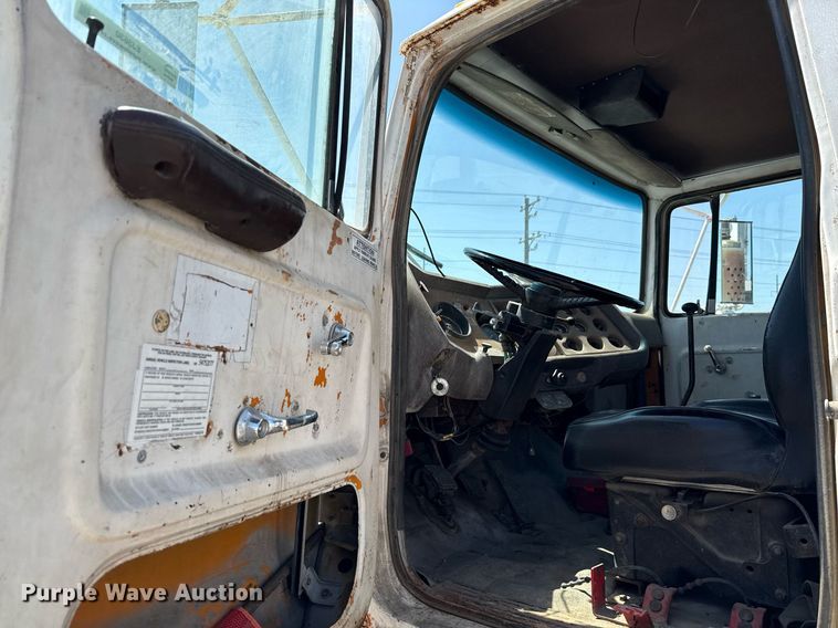 image for item EJ3630 1978 Ford truck cab and chassis with crash attenuator