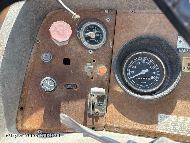 image for item EJ3630 1978 Ford truck cab and chassis with crash attenuator