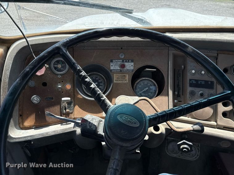 image for item EJ3630 1978 Ford truck cab and chassis with crash attenuator