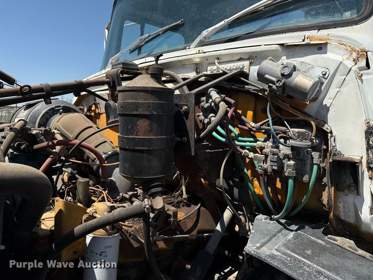 image for item EJ3630 1978 Ford truck cab and chassis with crash attenuator