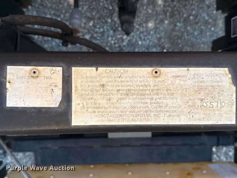 image for item EJ3631 1987 Ford LN8000F service truck with crash attenuator