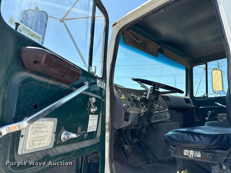 image for item EJ3631 1987 Ford LN8000F service truck with crash attenuator