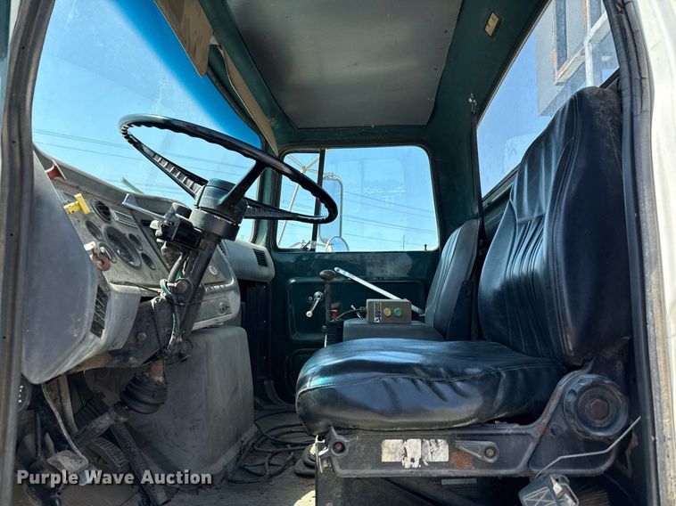 image for item EJ3631 1987 Ford LN8000F service truck with crash attenuator