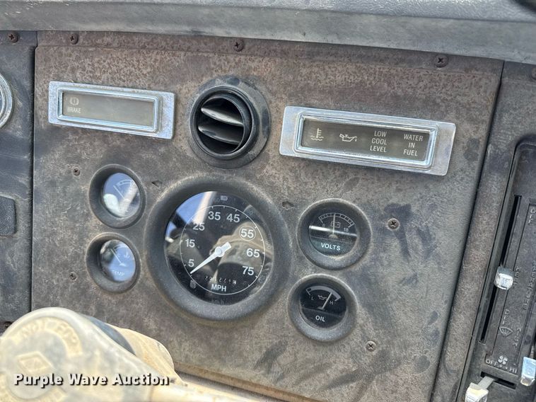 image for item EJ3631 1987 Ford LN8000F service truck with crash attenuator