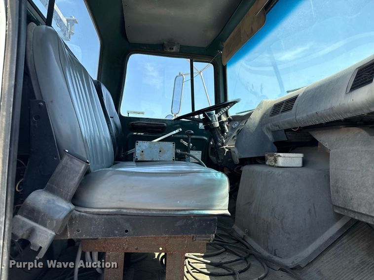 image for item EJ3631 1987 Ford LN8000F service truck with crash attenuator