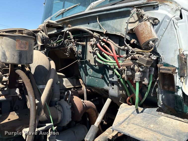 image for item EJ3631 1987 Ford LN8000F service truck with crash attenuator