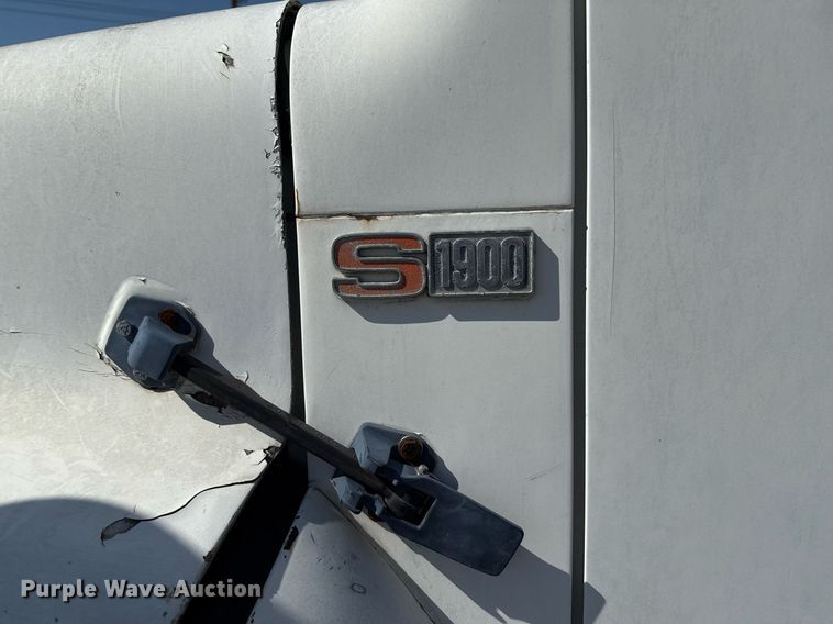 image for item EJ3632 1984 International 1955 truck cab and chassis with crash attenuator