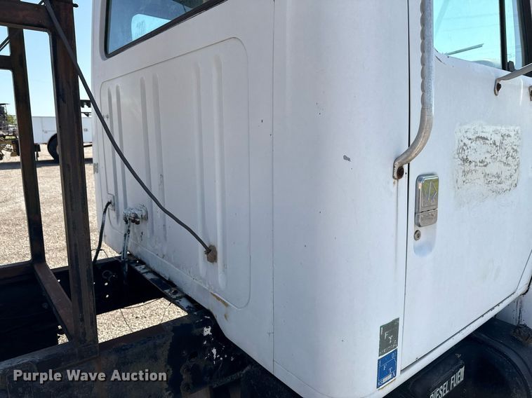 image for item EJ3632 1984 International 1955 truck cab and chassis with crash attenuator