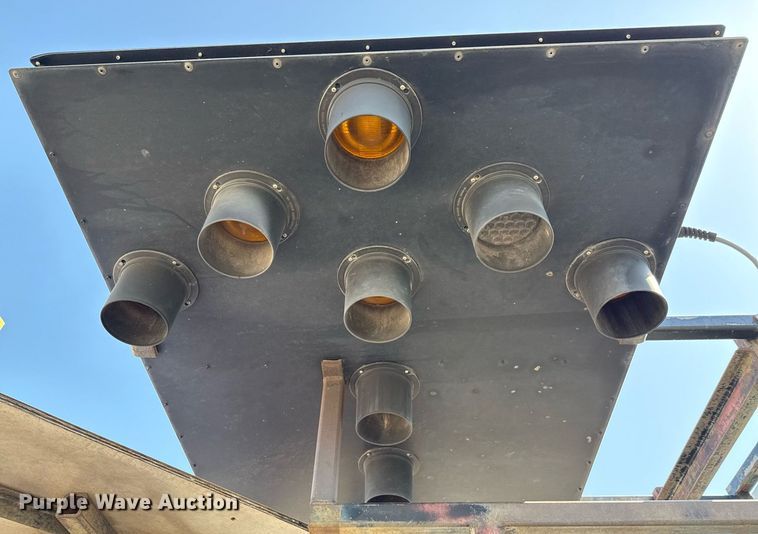 image for item EJ3632 1984 International 1955 truck cab and chassis with crash attenuator