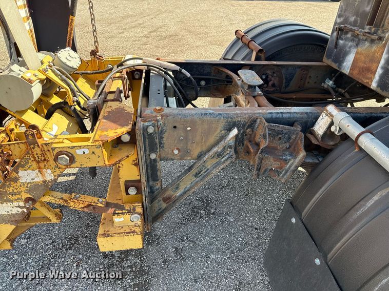 image for item EJ3632 1984 International 1955 truck cab and chassis with crash attenuator