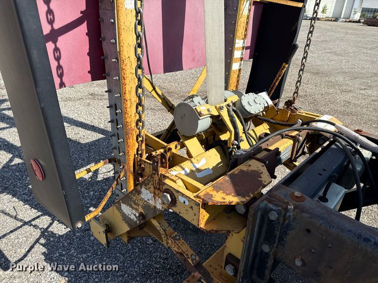 image for item EJ3632 1984 International 1955 truck cab and chassis with crash attenuator