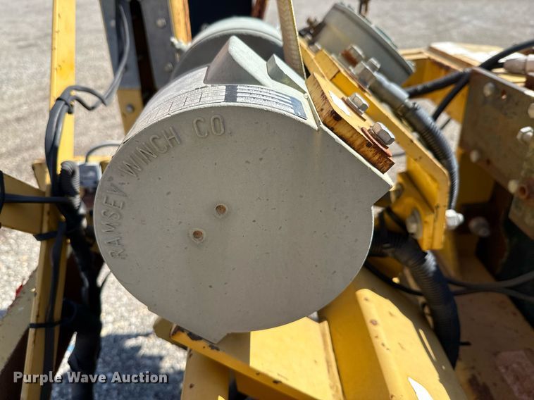 image for item EJ3632 1984 International 1955 truck cab and chassis with crash attenuator