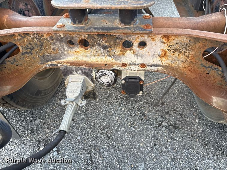 image for item EJ3632 1984 International 1955 truck cab and chassis with crash attenuator