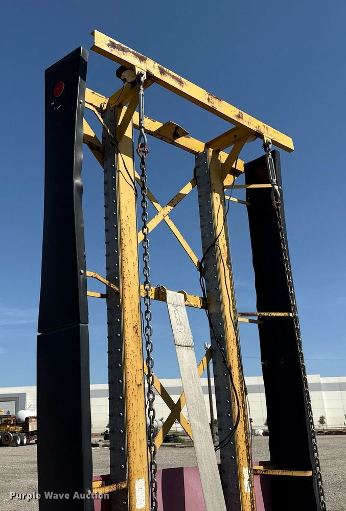 image for item EJ3632 1984 International 1955 truck cab and chassis with crash attenuator