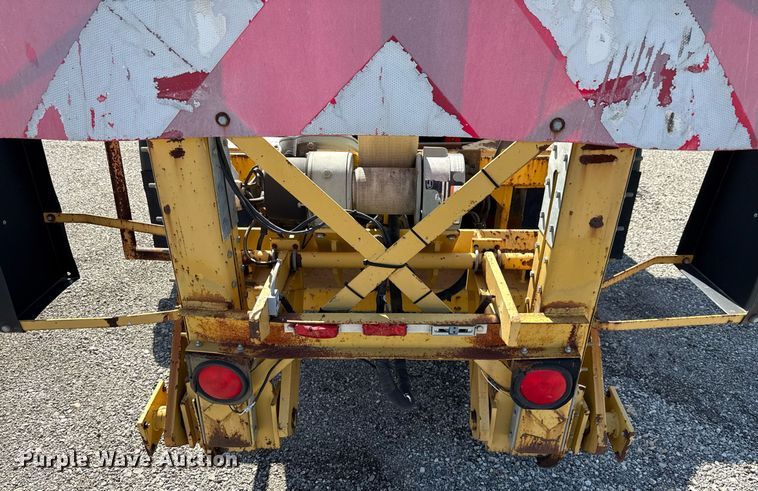 image for item EJ3632 1984 International 1955 truck cab and chassis with crash attenuator