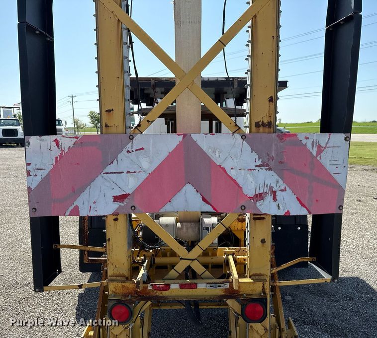 image for item EJ3632 1984 International 1955 truck cab and chassis with crash attenuator