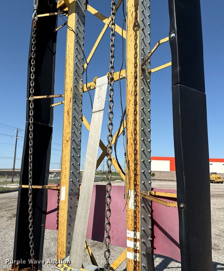 image for item EJ3632 1984 International 1955 truck cab and chassis with crash attenuator