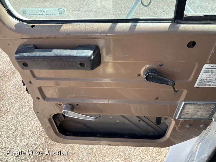 image for item EJ3632 1984 International 1955 truck cab and chassis with crash attenuator