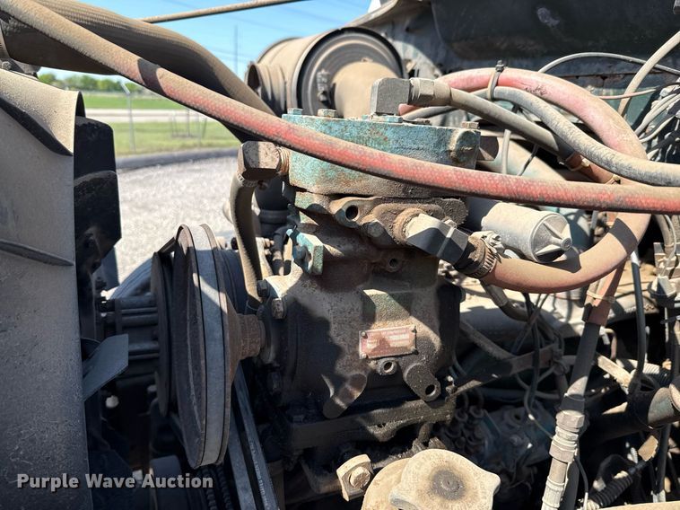 image for item EJ3632 1984 International 1955 truck cab and chassis with crash attenuator