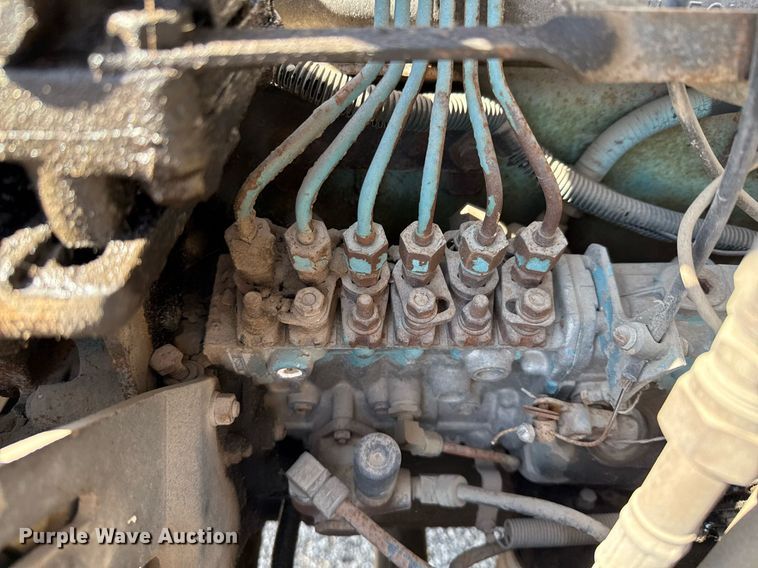 image for item EJ3632 1984 International 1955 truck cab and chassis with crash attenuator