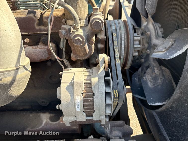 image for item EJ3632 1984 International 1955 truck cab and chassis with crash attenuator