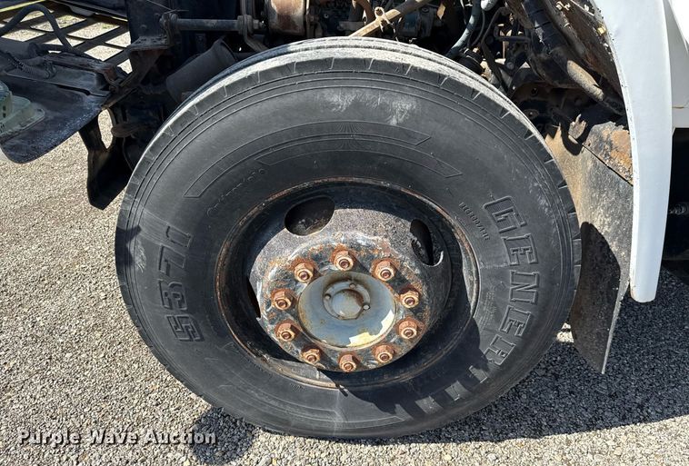 image for item EJ3632 1984 International 1955 truck cab and chassis with crash attenuator