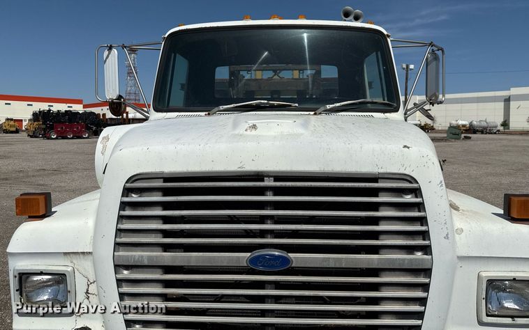 image for item EJ3633 1987 Ford LN8000F utility / service truck with crash attenuator 