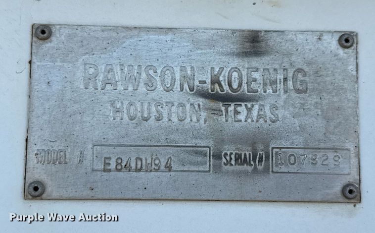 image for item EJ3633 1987 Ford LN8000F utility / service truck with crash attenuator 