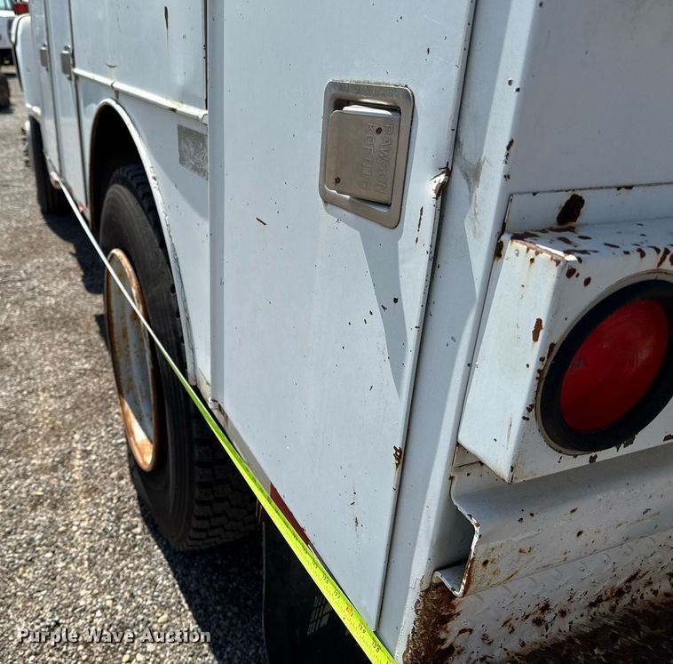 image for item EJ3633 1987 Ford LN8000F utility / service truck with crash attenuator 