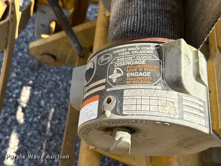 image for item EJ3633 1987 Ford LN8000F utility / service truck with crash attenuator 