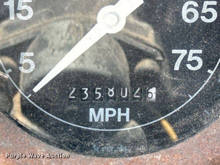 image for item EJ3633 1987 Ford LN8000F utility / service truck with crash attenuator 