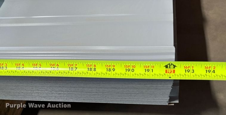 image for item EJ3645 (100) sheets of Doerksen Metal Components metal siding/roofing