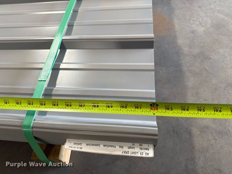 image for item EJ3646 (100) sheets of Doerksen Metal Components metal siding/roofing