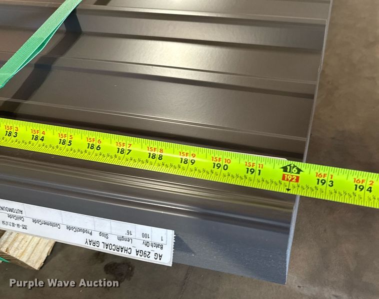 image for item EJ3647 (100) sheets of Doerksen Metal Components metal siding/roofing